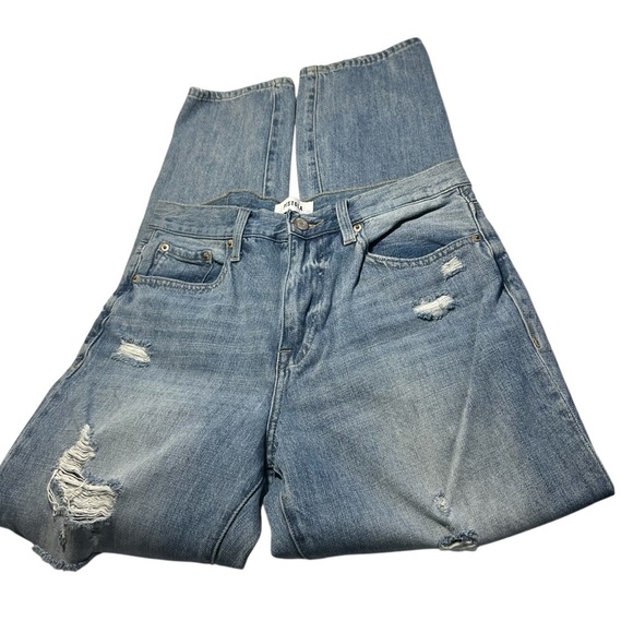 Pistola High Rise Boyfriend Destroyed Jeans Sz 27 - Picture 5 of 12